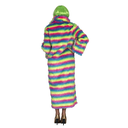 Menteau en fourure multicolor