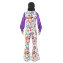 Déguisement homme hippie Groovy 60's