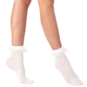Chausettes à volants en dentelle 
