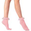 Chausettes à volants en dentelle 