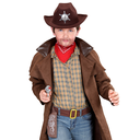 Pistolet de Cowboy avec Holster et Ceinture pour enfant
