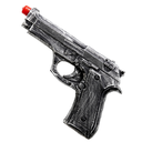 Pistolet en mousse de latex