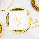 Serviettes "All you need is love", paquet de 20