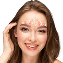 Bijoux de visage glow in the dark "Pink Flamingo" 