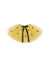 Tutu fille jaune à pois noirs