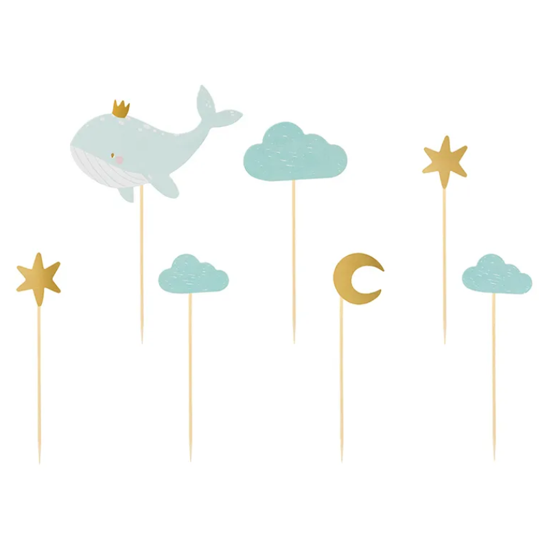 Cake topper Baleine
