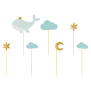 Cake topper Baleine