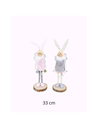 Centre de table lapin avec fourrure