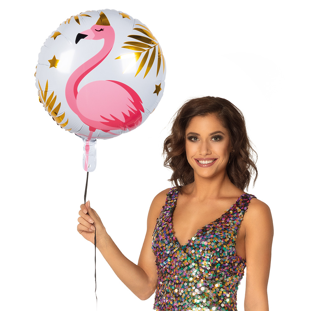 Ballon Flamant rose 45 cm