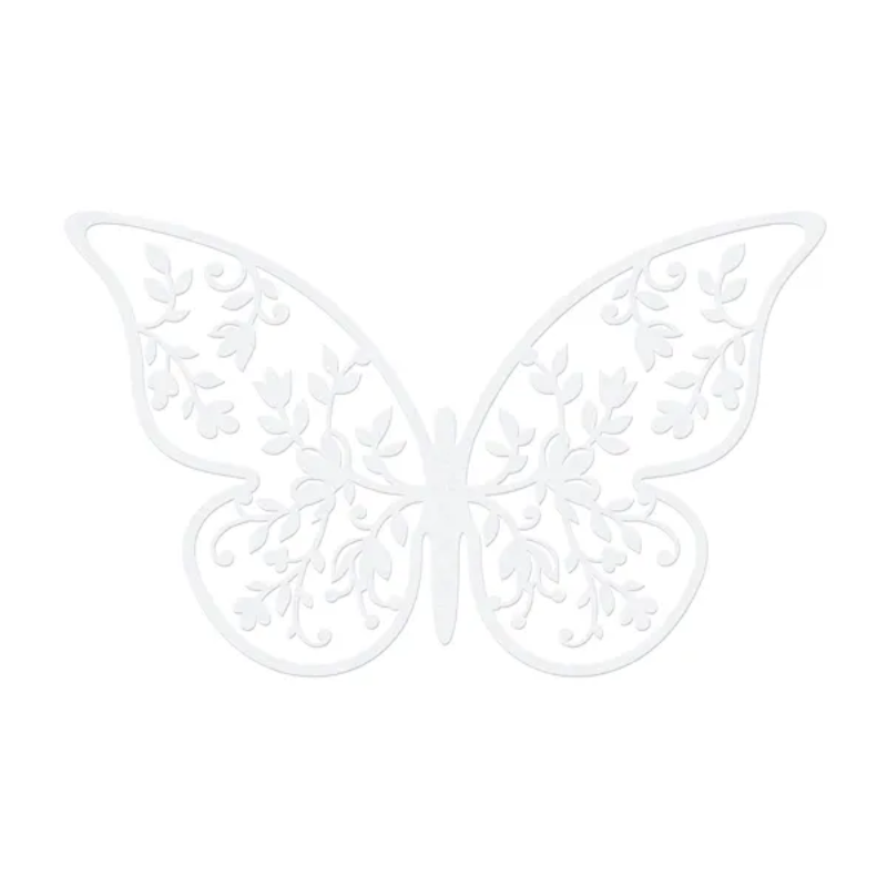 10 Papillons dentelle décoratifs
