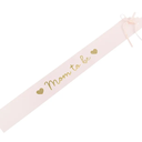 Écharpe "Mom to be" rose