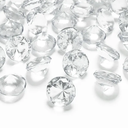 Diamants décoratifs transparents