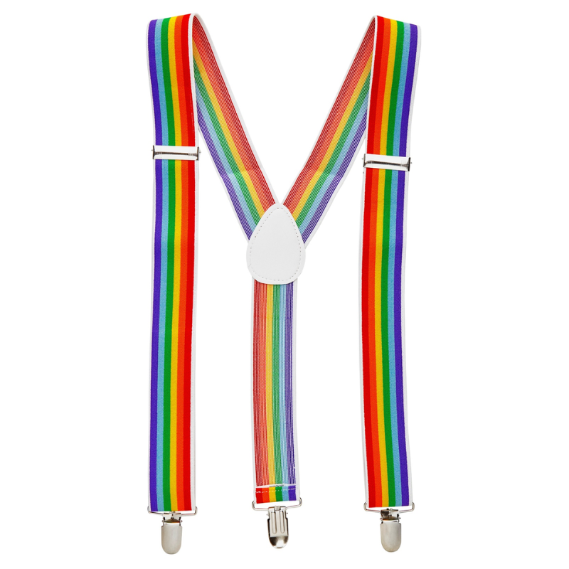 Bretelles Élastiques Arc-en-Ciel
