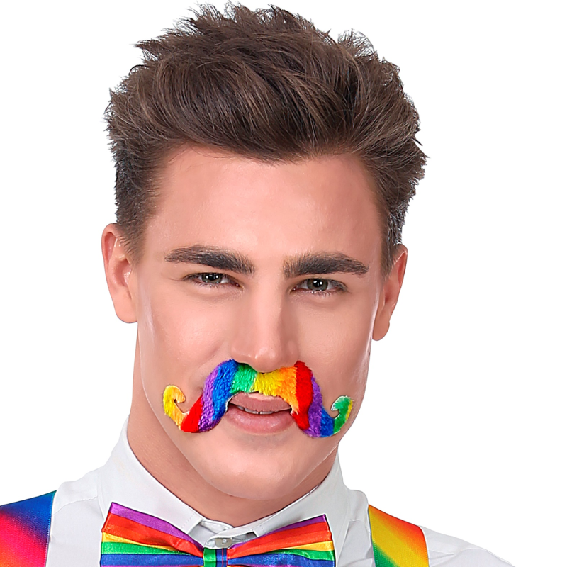 Moustache Arc-en-Ciel