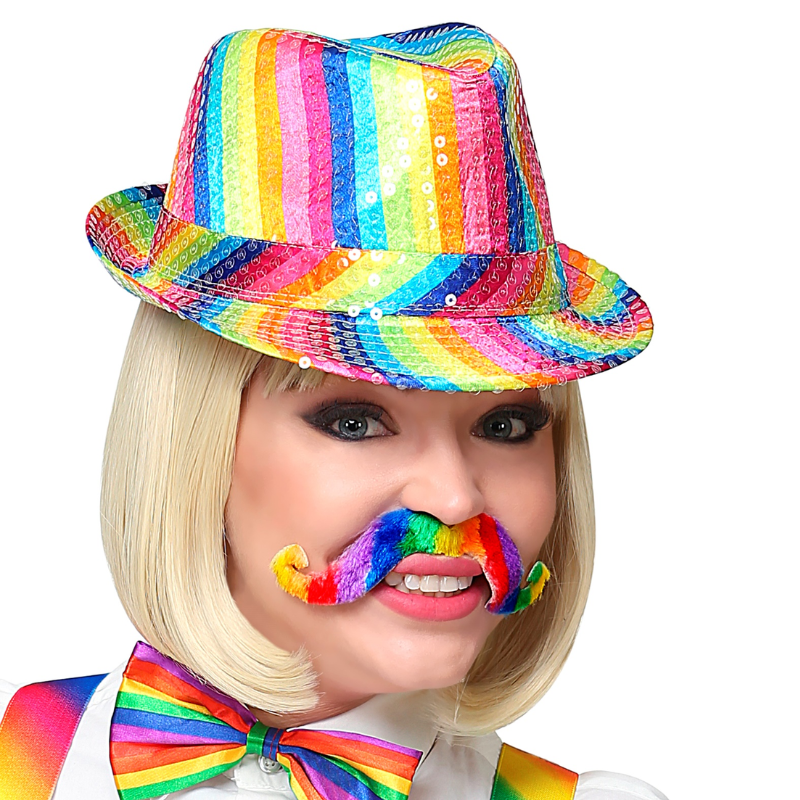 Moustache Arc-en-Ciel