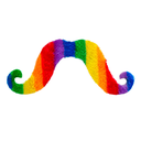 Moustache Arc-en-Ciel