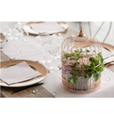 Cage métal rose gold 31 cm