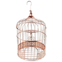 Cage en métal rose gold 24 cm