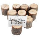 Marque-places mini rondins de bois