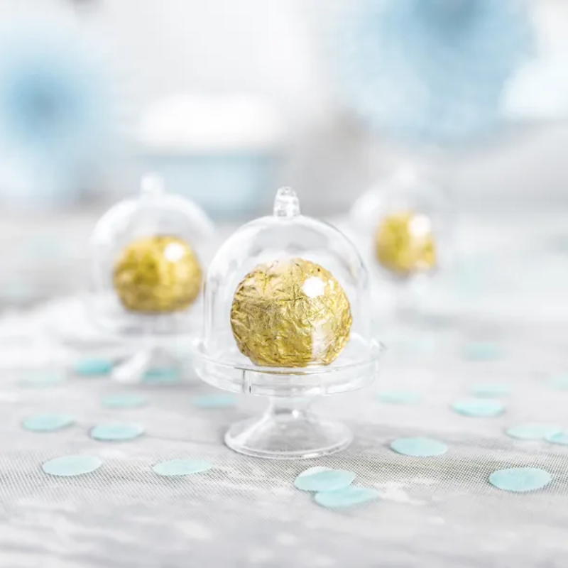 3 Mini cloches sur socle