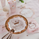 10 Assiettes Princesse rose gold