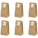 Sachets de fête et stickers "Thank you" - Lot de 6