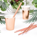 6 Gobelets rose gold