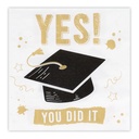 20 Serviettes "Yes! You did it"