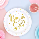 6 Assiettes "Boy or Girl ?"
