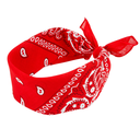 Bandeau bandana rouge 