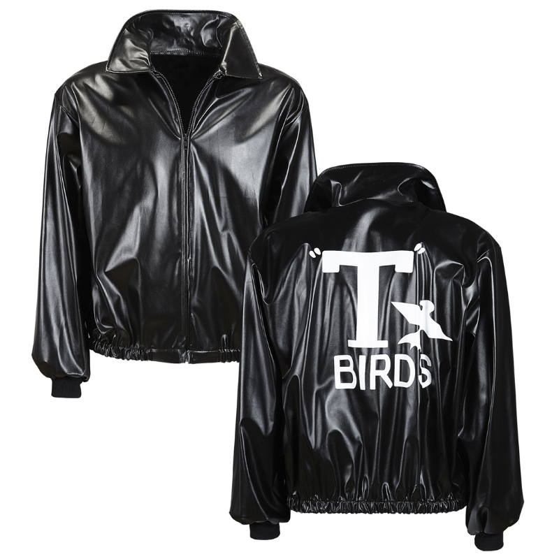 Blouson en simili cuir "Greaser" pour homme