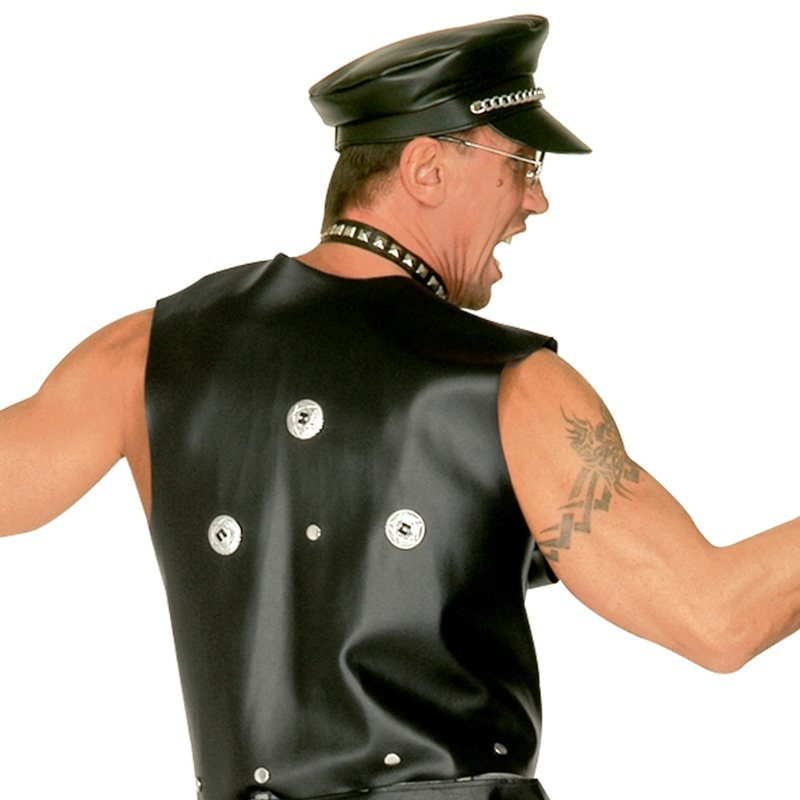 Veste de Rocker/Motard en Similicuir Taille M/L