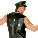 Veste de Rocker/Motard en Similicuir Taille M/L