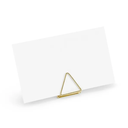 10 Porte-cartes triangles or