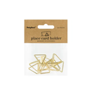 10 Porte-cartes triangles or