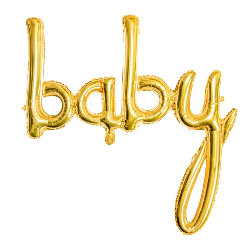 Ballon script "Baby" or 75 cm