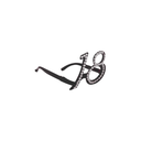 Lunettes 18 ans noires avec diamants