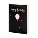 Carte "Happy Birthday" avec pin's ballon 30 ans