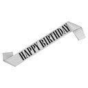 Echarpe de Miss "Happy Birthday"