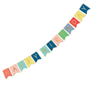 Guirlande "Happy Birthday" multicolore