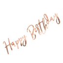Guirlande "Happy Birthday" rose gold