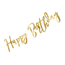Guirlande "Happy Birthday" or