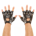 Mitaines Noires Cloutées