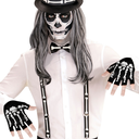 Mitaines squelettes - Halloween 
