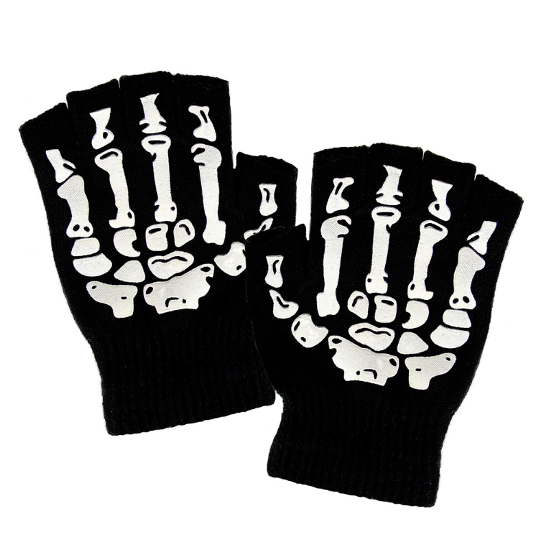 Mitaines squelettes - Halloween 