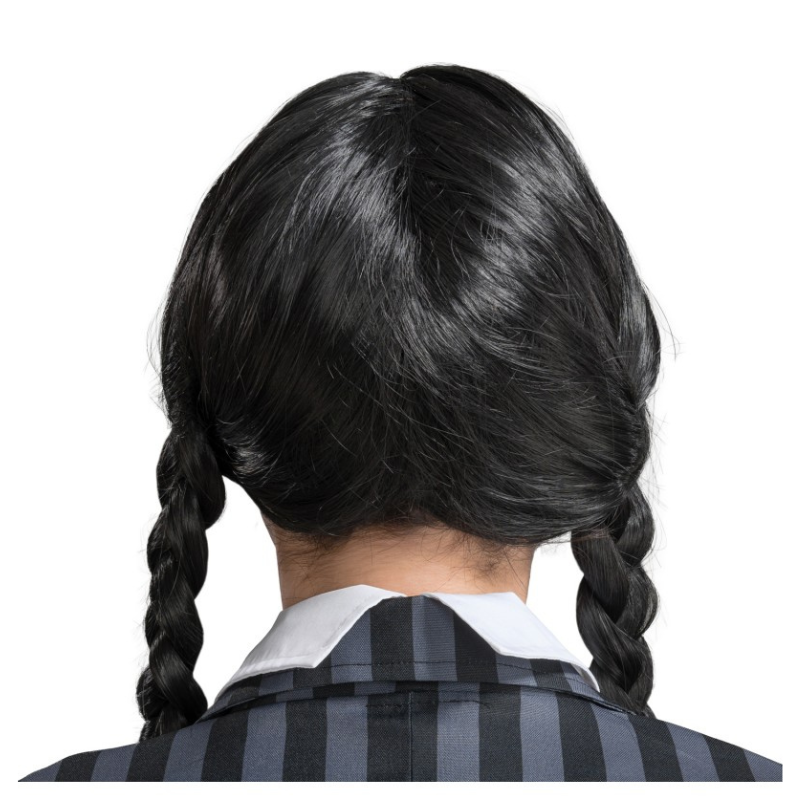 Perruque adulte Wednesday Addams©