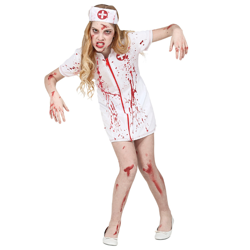 Déguisement infirmière zombie pour fille - Halloween 
