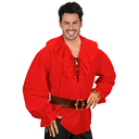 Chemise rouge pour homme