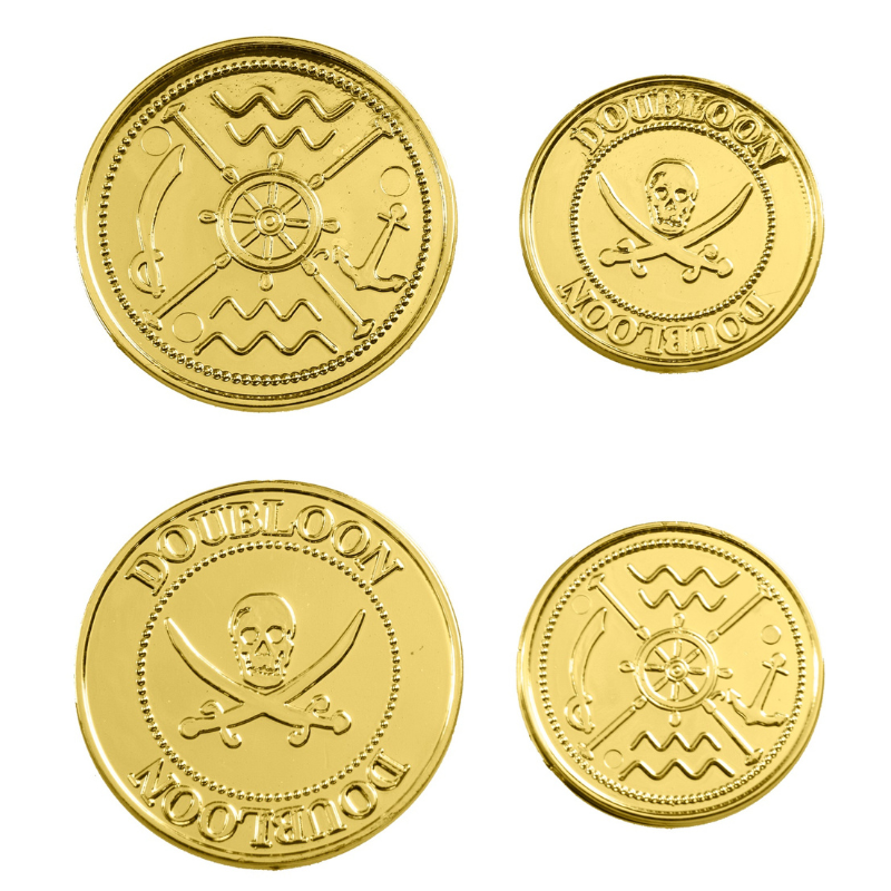 Lot de 12 pièces d'un trésor de Pirate