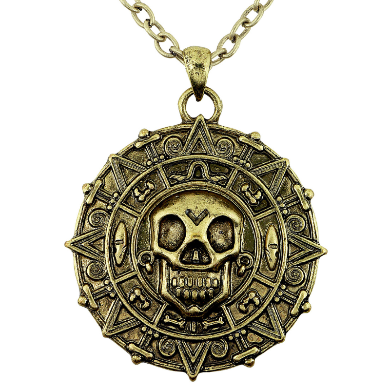 Collier Crâne Boussole